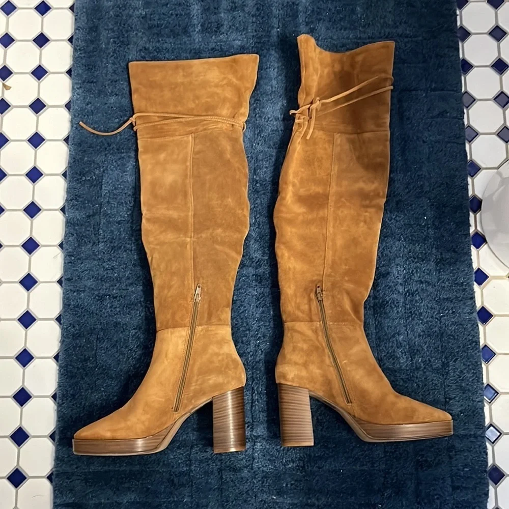 New Free People Echo Platform Over-The-Knee Boots size 8